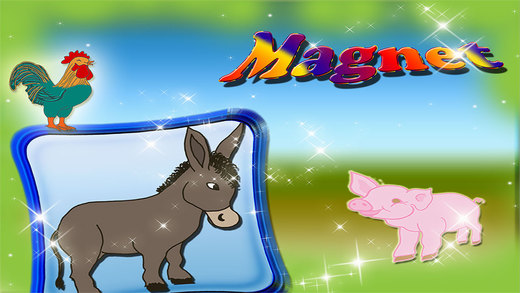 Farm Board Magical Animals Magnet Board Game