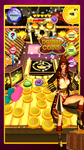 【免費遊戲App】Pirate King Golden Coin Dozer Machine : A real buried treasure in seven seas journey PRO-APP點子