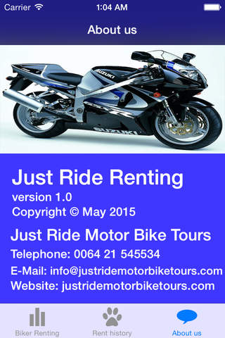 Just Ride Renting screenshot 3