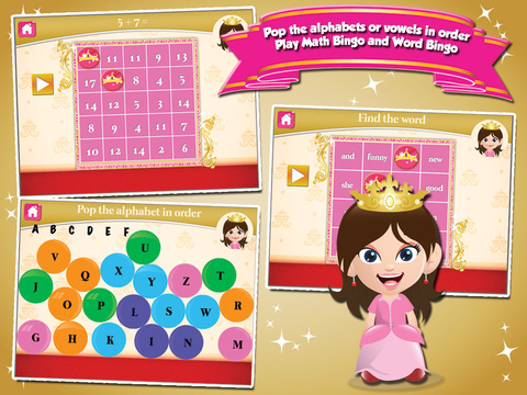 【免費教育App】Princess Goes to School: First Grade Learning Games-APP點子