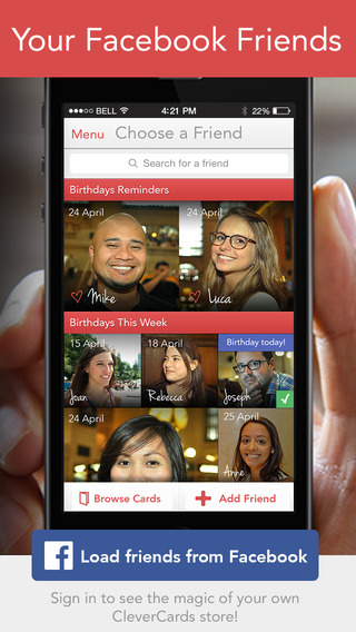【免費生活App】CleverCards: Free eCards on Facebook-APP點子