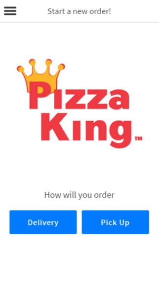 Pizza King Ordering