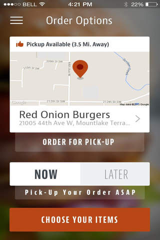 Red Onion Burgers screenshot 2