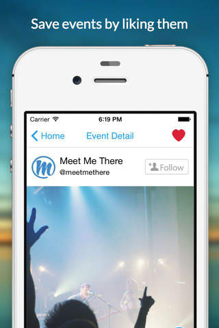 Meet Me There - Campus Events screenshot 2