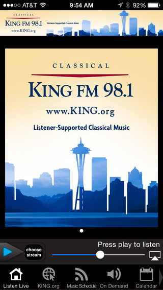 Classical KING FM – 5 Channels of Great Music. All Day.