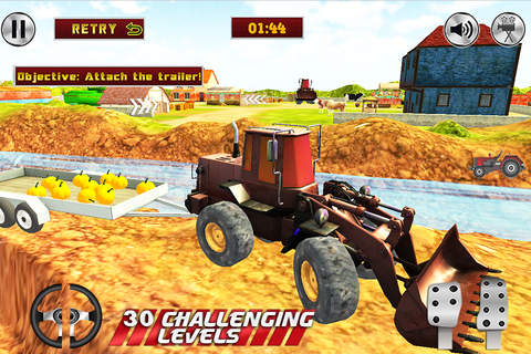 30 LEVEL BULLDOZER FARM PARKING SIMULATOR FREE 3D screenshot 3