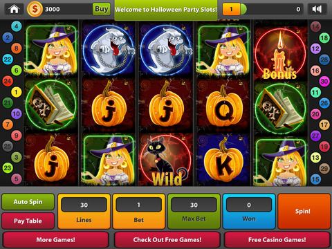 【免費遊戲App】Halloween Party Slots : Free Casino Slot Machine Game with Bonus and Jackpot-APP點子