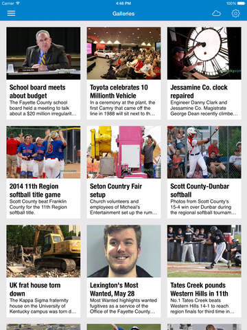 Herald Leader Newspaper app for iPad screenshot 3