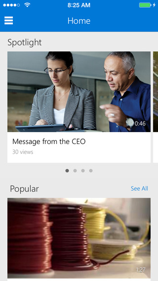 Office 365 Video for iPhone