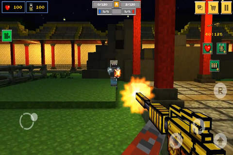 Block Attack - Survival Hunter Shooter Mini Pixel Game with Multiplayer screenshot 2
