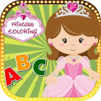 ABCs Kids Coloring for Princess Version 遊戲 App LOGO-APP開箱王