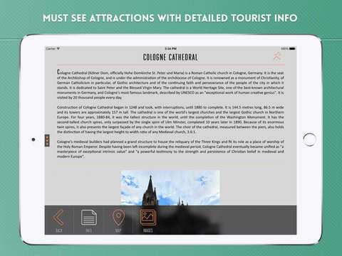 【免費旅遊App】Cologne Travel Guide with Offline City Street and Metro Maps-APP點子