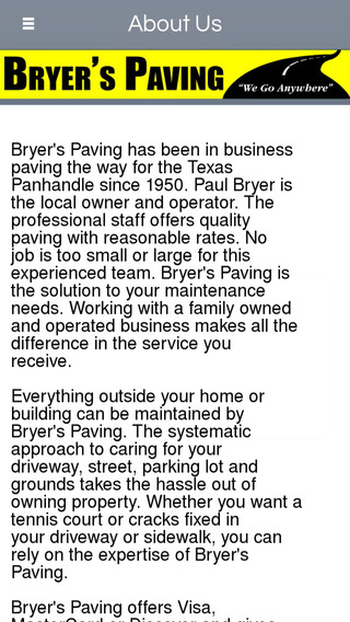免費下載商業APP|Bryer's Paving - Amarillo app開箱文|APP開箱王