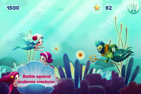 Mermaids vs Sea Creatures 2 Pro screenshot 2
