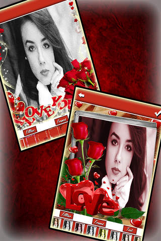 Love Photo Frame With Sketches screenshot 3