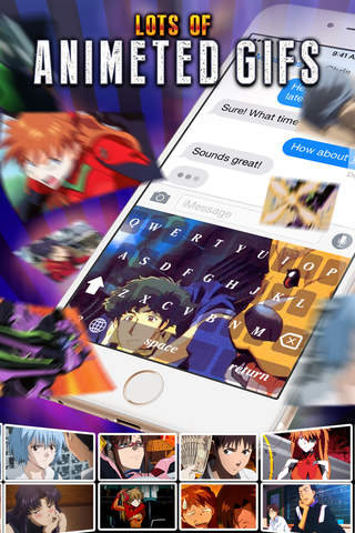 KeyCCMGifs Manga & Anime Gifs , Animated Stickers and Emoji - "Neon genesis Evangelion edition" screenshot 2