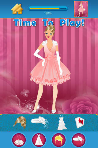 My Dream Wedding Fashion Draw and Copy Dress up Game -  Advert Free App screenshot 2