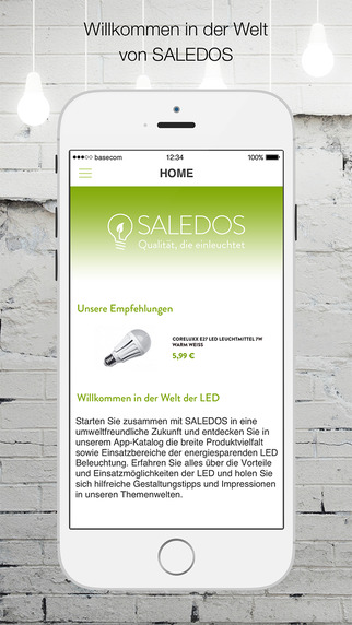Saledos – LED Shop Beratung und Inspiration in der Saledos Katalog App