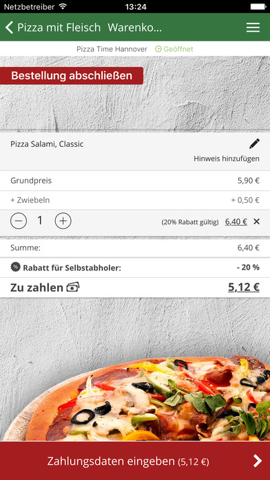 Pizza Time Hannover screenshot 3