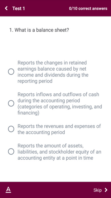 Financial Accounting Exam Questions & Terminology screenshot 4