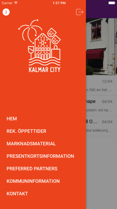 Kalmar City Intra-app screenshot 3