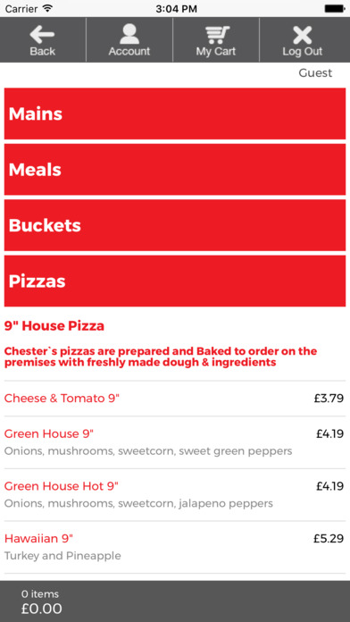 Chesters Chicken Takeaway Delivery App screenshot 4