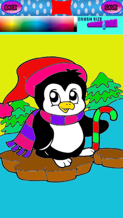 Penguins Games Coloring Book For Kids screenshot 2