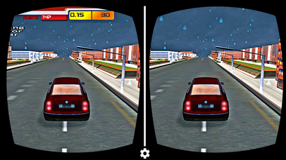 VR Snow Traffic Racing car screenshot 4