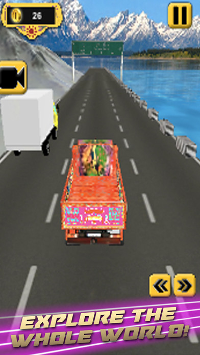 Heavy Cargo Truck Transporter: Free 3D Driving screenshot 4
