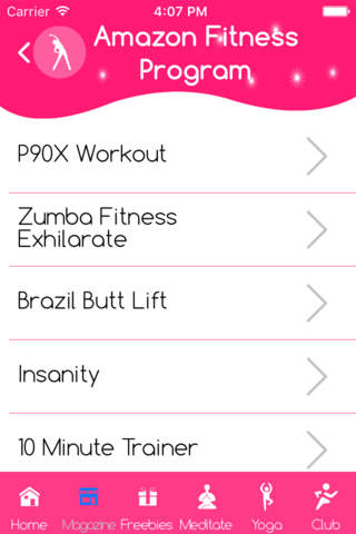 Exercise routine screenshot 4