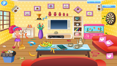 العاب تنظيف المنزل الاميرة - العاب بنات عربية screenshot 4