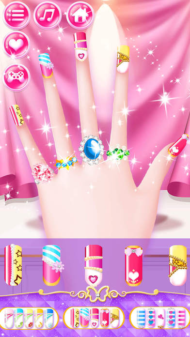 婚礼美甲 - 女孩子的涂指甲油、美容游戏 screenshot 3