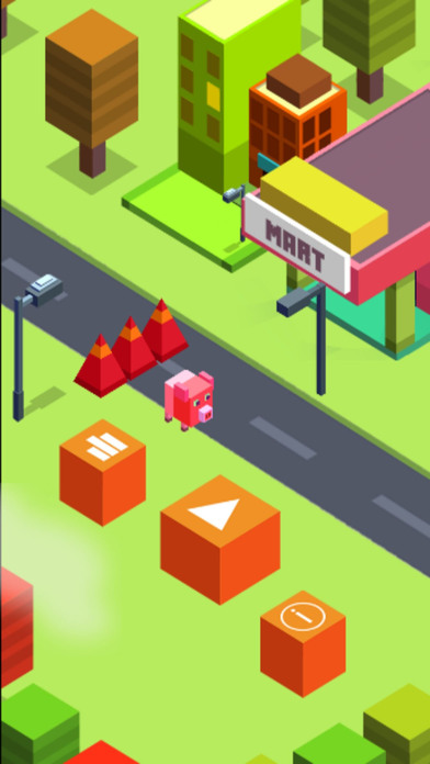 Cuby Pig Green Town Jump screenshot 3