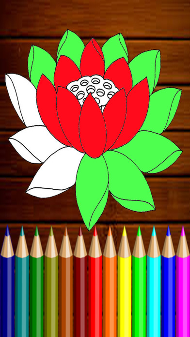 Flower Coloring Pages Free Games For Princess Girl screenshot 2