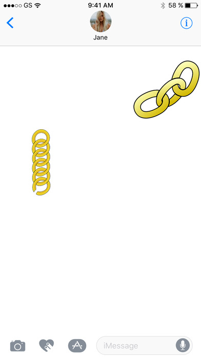 Chains Sticker Pack screenshot 2