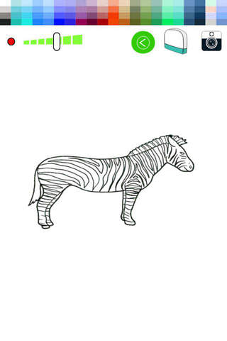 Zebra Drawing Game For Kids screenshot 2