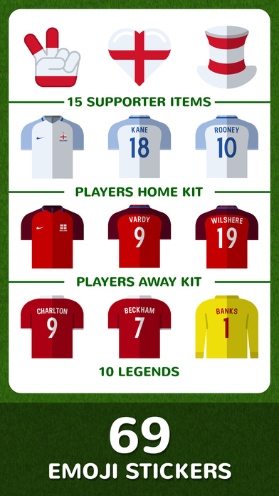 Football Emojis — Team England screenshot 2