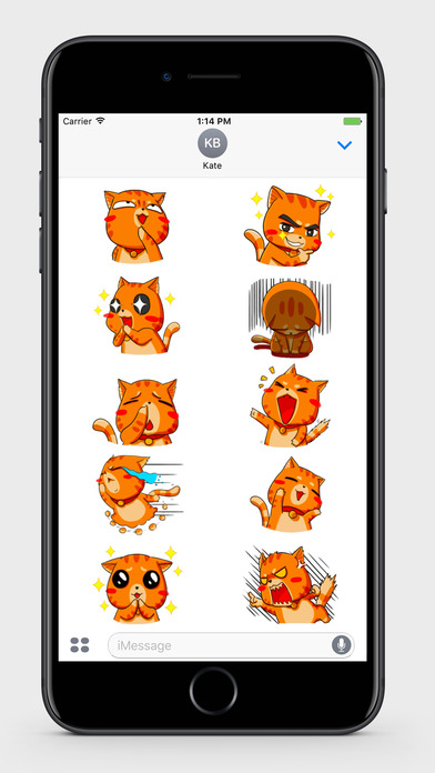 Red Cat Stickers! screenshot 4