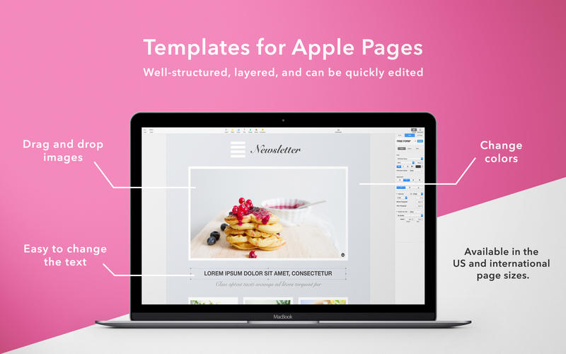 Templates Mill - Templates for Pages 앱스토어 스크린샷