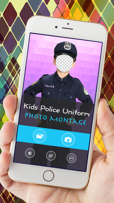 Kids Police Photo Montage screenshot 2