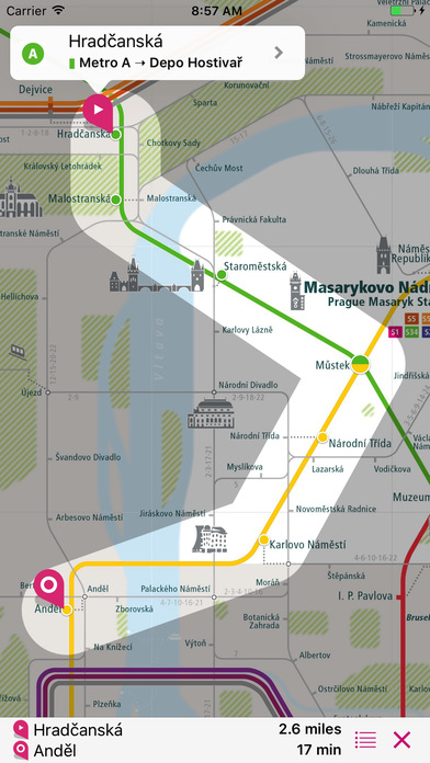 Prague Rail Map Lite screenshot 3