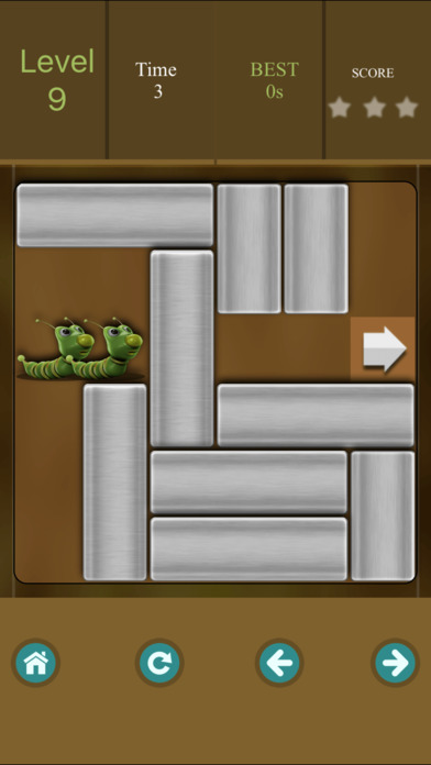 Epic Caterpillar Slide Quest Pro - block riddle screenshot 2