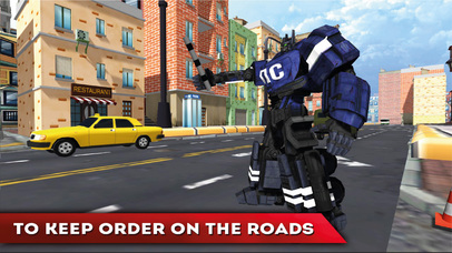 Traffic Police Robot X Ray PRO screenshot 2