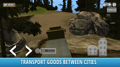 Semi Truck 4x4 Off-road Race Simulator Full screenshot 2