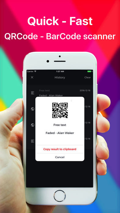 Fast and Quick QRCode scanner screenshot 2