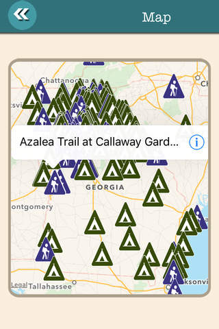 Georgia State Campgrounds & Hiking Trails screenshot 2