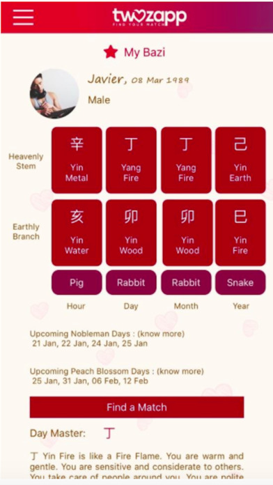 Twozapp: #1 Chinese Astrology Dating App screenshot 3