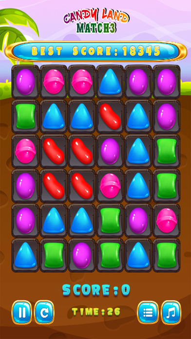 Candy Land Match3 - Sweet Mania Game screenshot 4