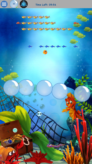Sea Bubble Ricochet Ball Game screenshot 4