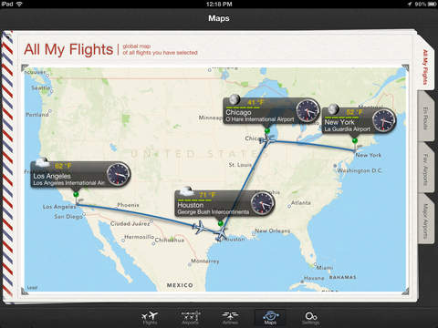 Flight+ for iPad Free-Track Flights & Airline Info screenshot 3